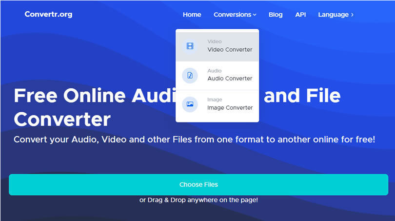Convertr.org 支援影片、圖片與聲音檔案格式轉檔的免費線上服務