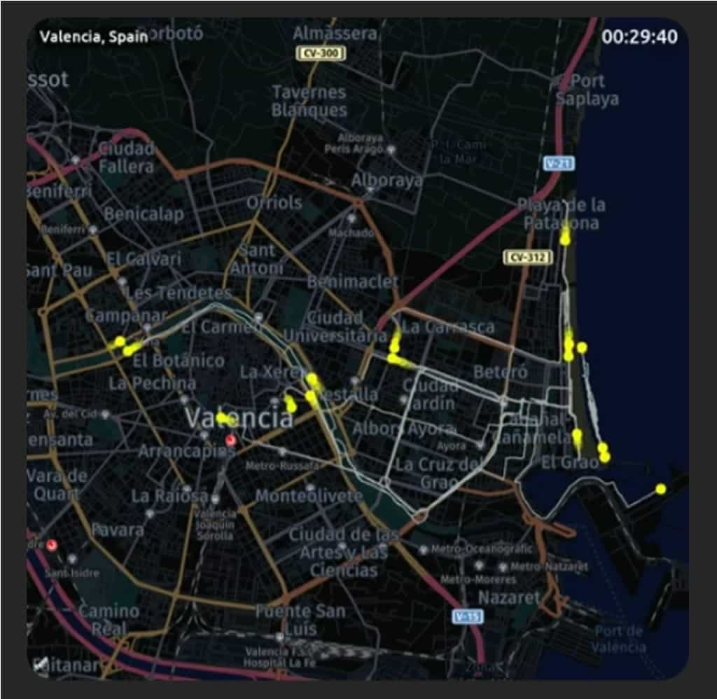 Mapsy Art：免費地圖路線動畫製作工具，讓跑步等活動路線動起來