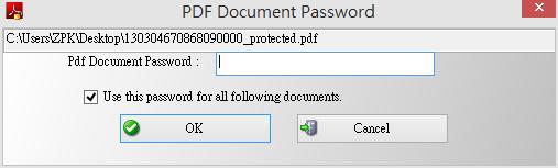 Free PDF Password Remover 移除 PDF 檔案保全限制