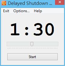 Delayed Shutdown 電腦關機倒數計時器