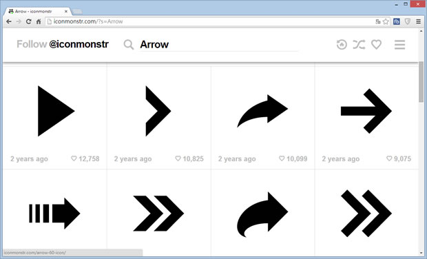 Iconmonstr 可自選顏色的 Icon 圖示免費下載