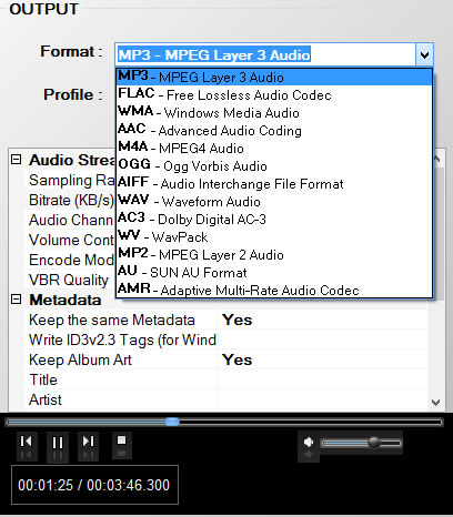 4dots Free Video To MP3 將影片中的聲音轉出 MP3 檔案(可剪輯、可合併)