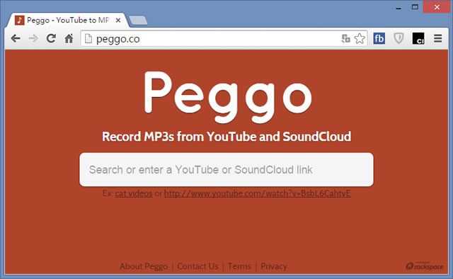 Peggo 免費 YouTube 影片轉 MP3 線上工具，還可設定轉出起訖點