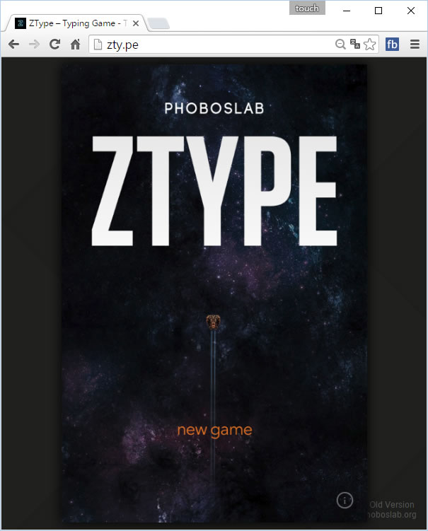 ZType 線上英文打字練習遊戲