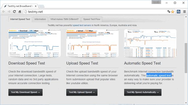 testmy.net 線上網路測速免費服務
