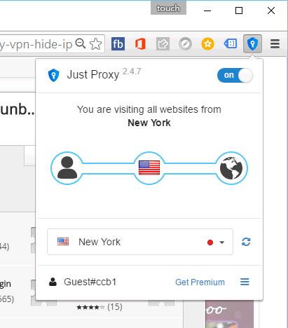 Just Proxy VPN 虛擬私人網路連線免費工具 - Chrome 瀏覽器擴充功能