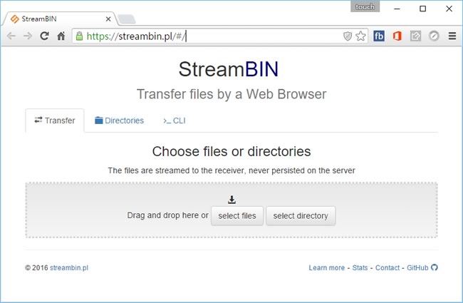 StreamBIN 免上傳，線上立即分享檔案