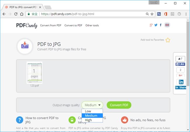 PDF Candy 實用的 PDF 轉檔、保全移除、浮水印等線上免費工具