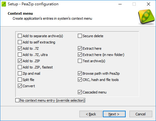 PeaZip 檔案壓縮及解壓縮免費軟體