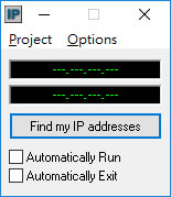 IPaddress 顯示電腦的內網與外網 IP