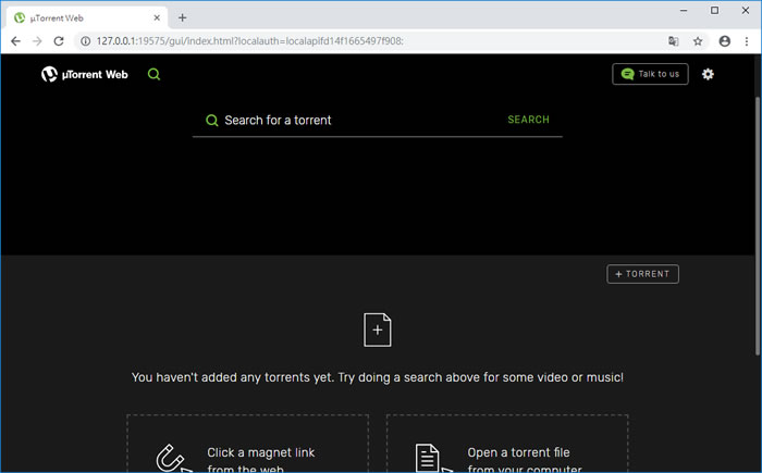 μTorrent Web 讓 BT種子、磁力鏈結都可以用瀏覽器進行下載與管理