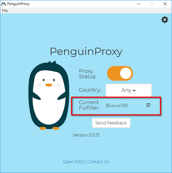 PenguinProxy 採用點對點技術的免費 VPN