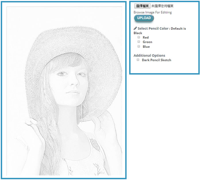 SnapsTouch 可將圖像轉換成具素描、繪畫、油畫等效果的免費線上工具