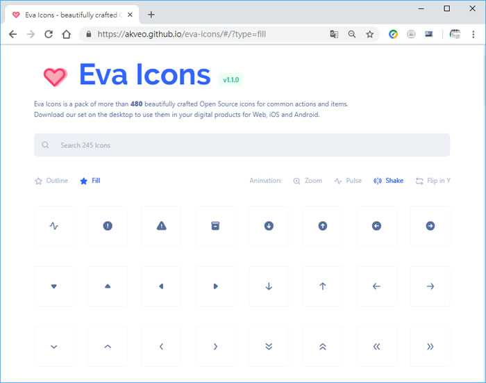 Eva Icons 免費圖示可用於商業模式