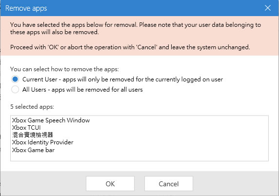 O&O AppBuster 移除預先安裝在 Windows 上的應用程式