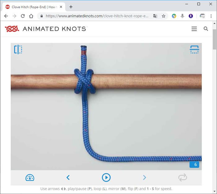 Animated Knots 用動畫輕鬆學繩結
