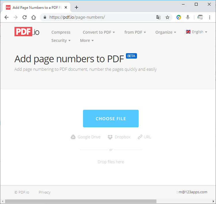如何替 PDF 文件加入頁碼？