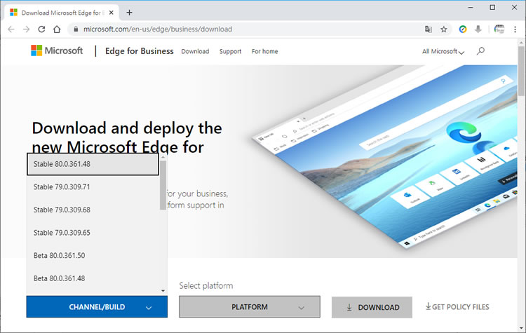 如何下載完整的 Microsoft Edge 離線安裝程式？