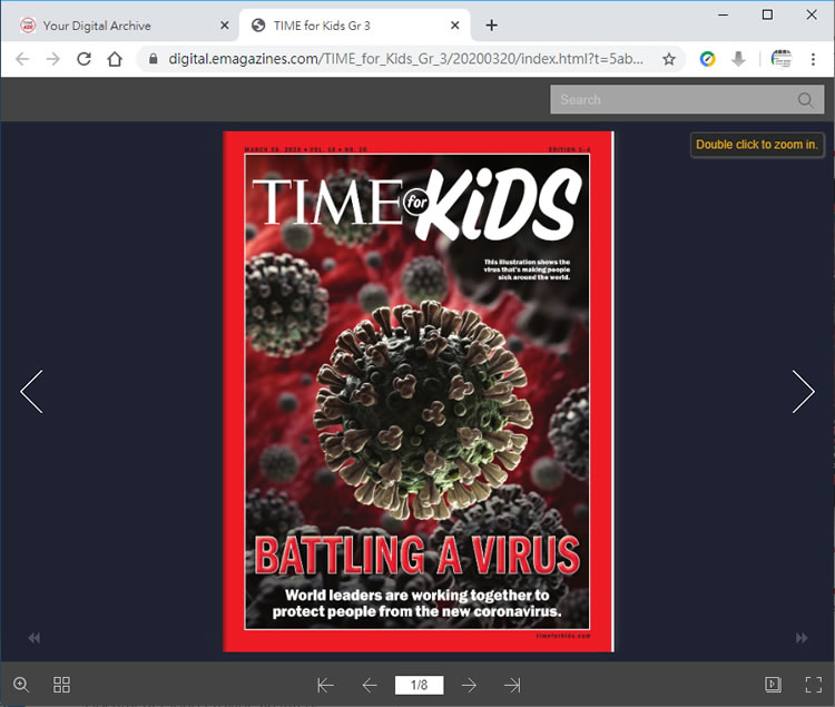 TIME for kids 時代雜誌專為兒童推出的免費數位圖書館