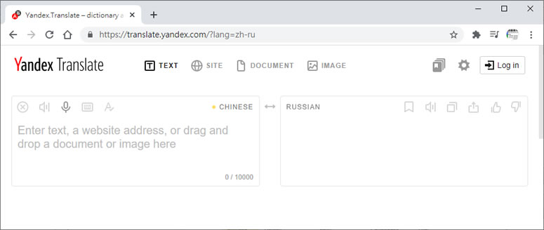 Yandex Translate 文字、文件、圖片及網站的免費線上翻譯服務