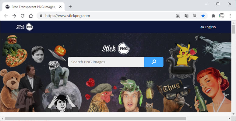 StickPNG 背景透明的 PNG 插圖圖庫免費下載