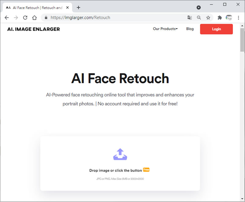 AI Face Retouch 透過 AI 自動修飾臉部，讓自拍看起來更漂亮