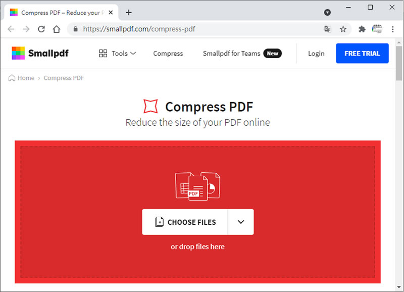 Compress PDF 線上壓縮 PDF 檔案免費服務