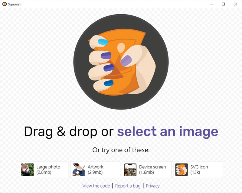 Squoosh Desktop App 可兼顧解析度的圖片壓縮免費應用程式(免安裝)