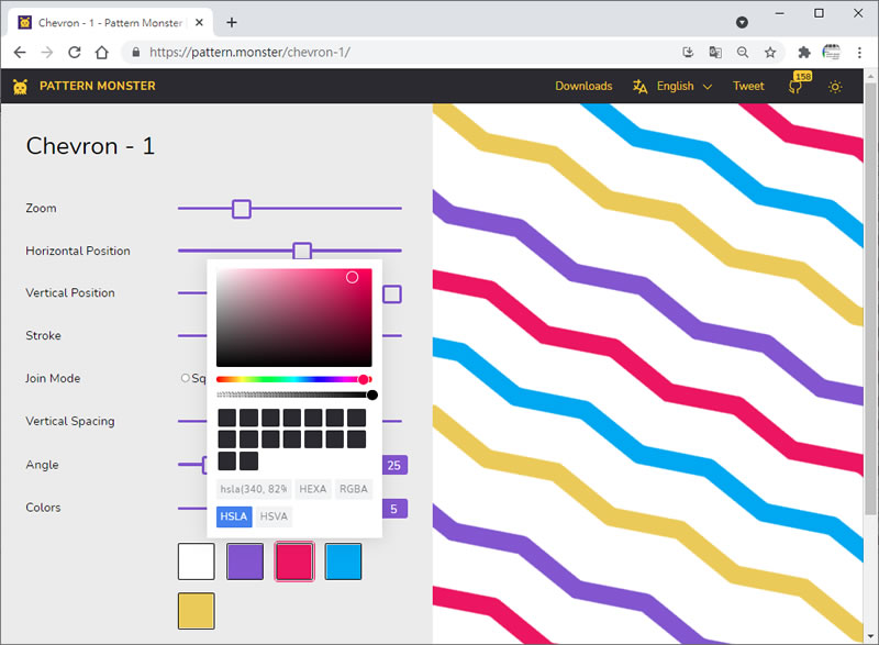 PATTERN MONSTER 由線條及圖形所組成的 CSS、SVG 背景圖