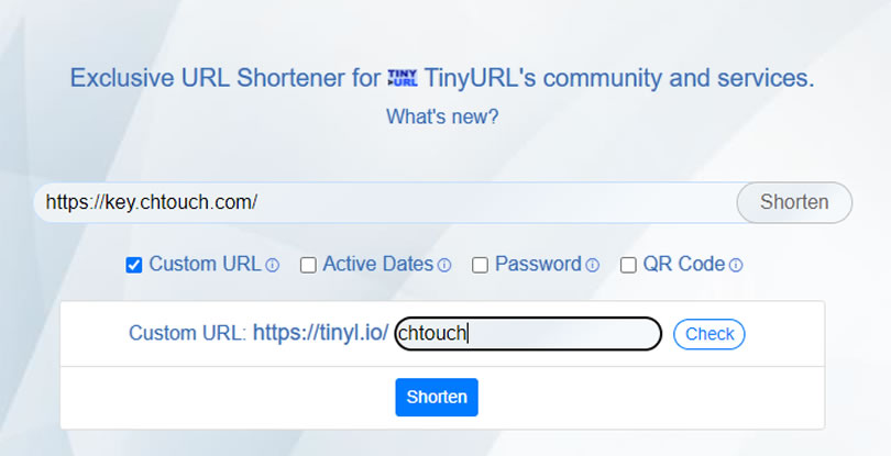 Tinyl.io 可自訂開啟密碼及有效時間的縮短網址免費服務