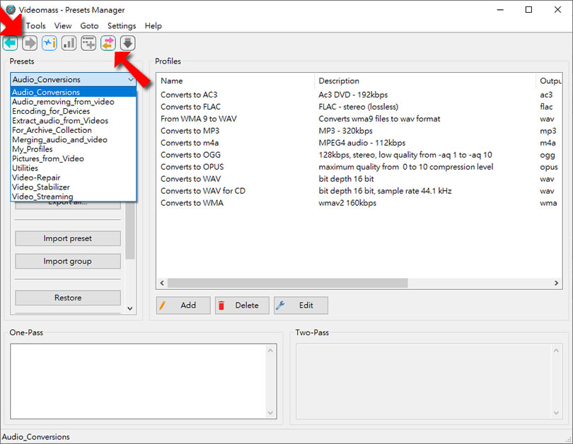 VideoMass 將 FFmpeg 視窗化的影音編輯免費軟體