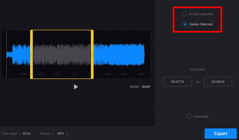 Audio Cutter Online 可用來裁切 MP3 及轉檔的免費線上工具