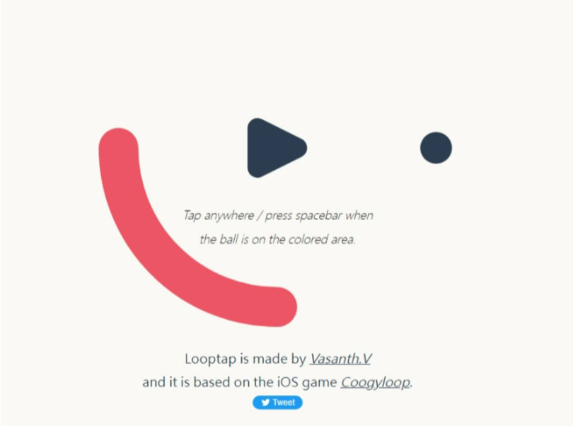 Looptap 考驗玩家耐心與反應能力的網頁小遊戲