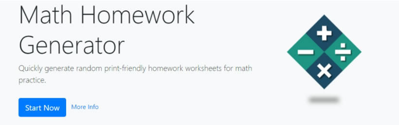 Math Homework Generator 加、減、乘、除數學題目自動產生器