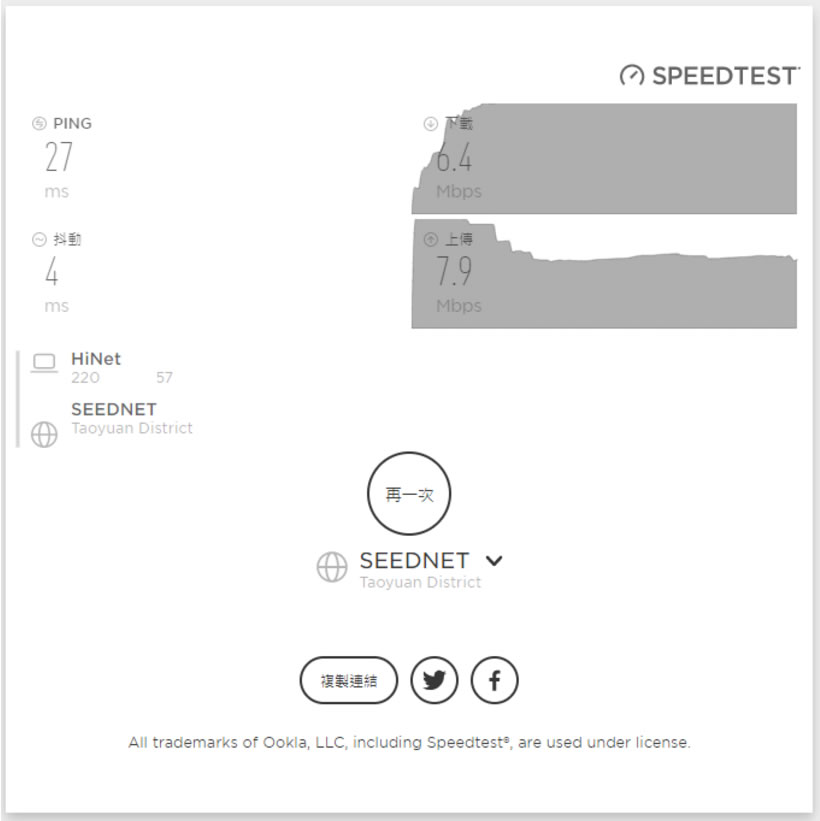 網速有多快？用 speed.io 線上測速免費服務幫你找答案