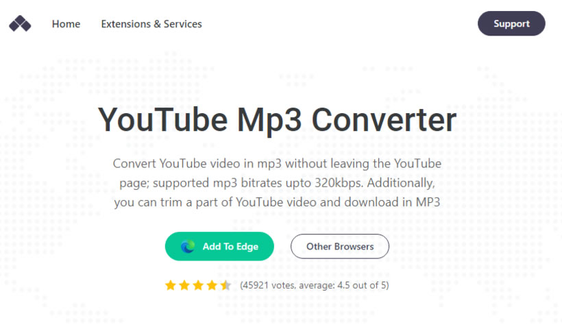 SaveMP3  全程無廣告的 YouTube 影片線上下載免費工具