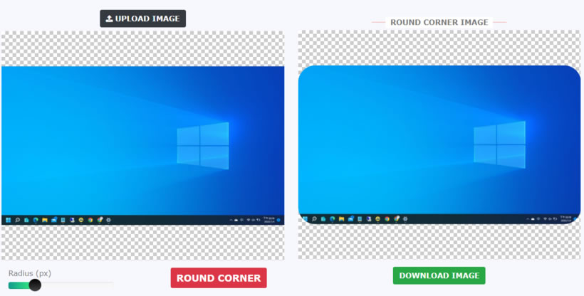 Make rounded corner image 製作圓角圖片的免費線上工具