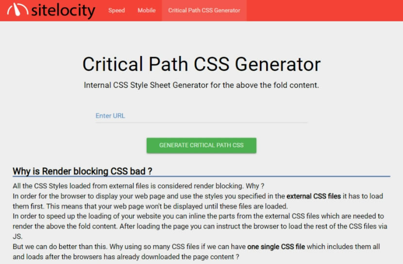 SiteLocity 將網頁從外部引入的 CSS 合併並最佳化