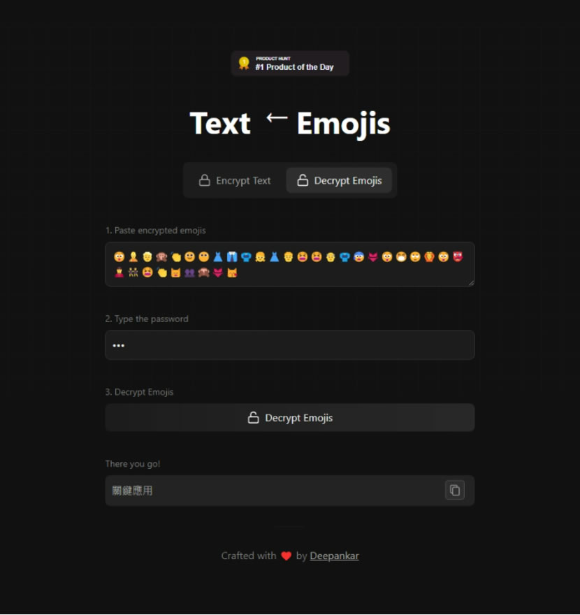 Txtmoji  用 Emoji 表情符號替文字加密支援中文