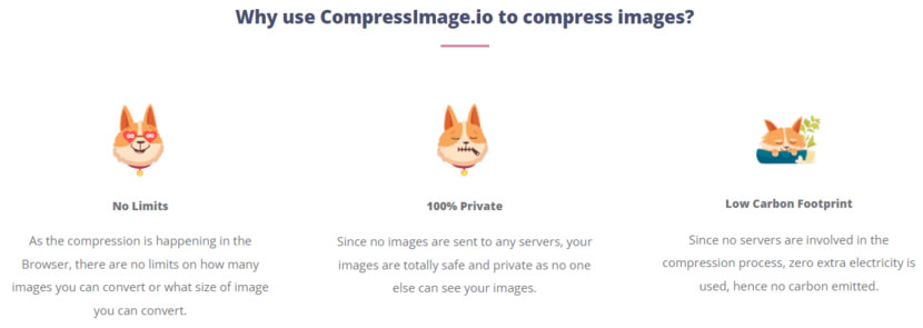compressImage.io 可批量壓縮圖片的免費線上服務