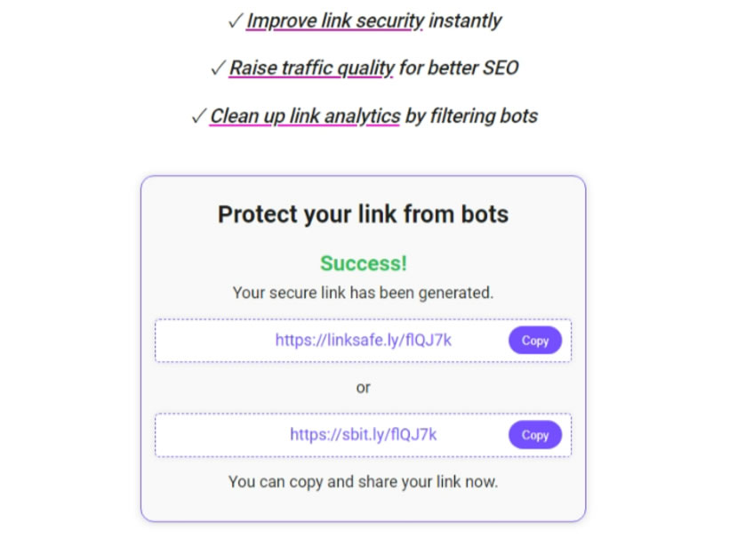 LinkSafe 讓每個短網址都能有「reCAPTCHA 」的驗證機制