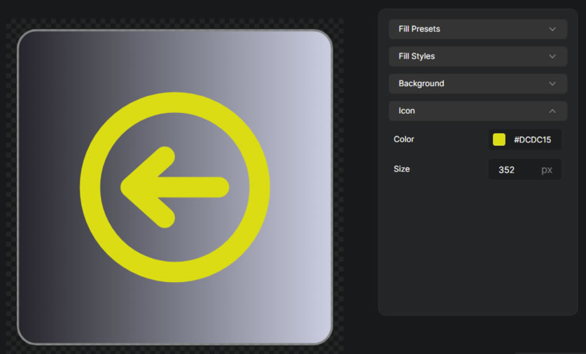 Icon Maker 線上可視化圖標設計器 PNG 導出