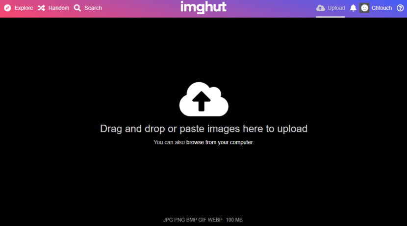 imghut 免費圖片分享空間 可直接嵌入網頁使用