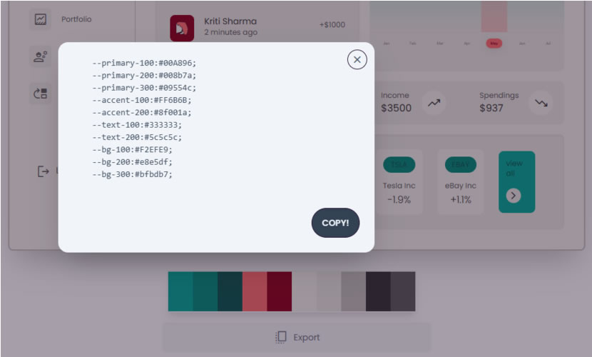 AI Colors 讓 AI 根據文字描述產生配色方案，還有套用後的範本可預覽
