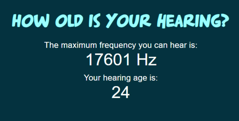 eChalk 線上聽力測試是否符合自己的聽覺年齡