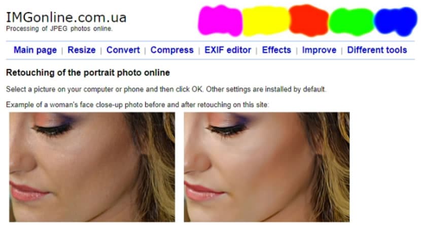 Retouch photo online 免費線上美膚修圖工具，讓人像更完美