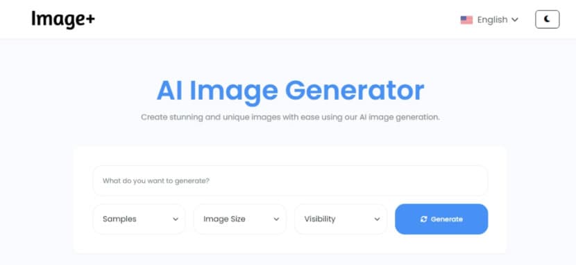 Image+ 完全免費且無限制的 AI 文產圖工具