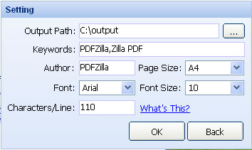 Zilla TXT To PDF Converte 將文字檔轉換成 PDF 檔案格式(免安裝)