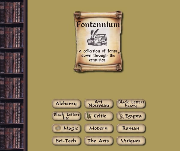 Fontennium 免費的英文字型，看到的通通帶回家