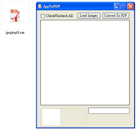 JPEGToPDF 將 JPEG 圖檔格式轉換成 PDF 文件﹝免安裝﹞